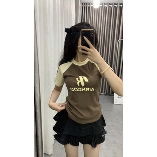 Áo Thun BABYTEE Phom ôm body Chữ A B