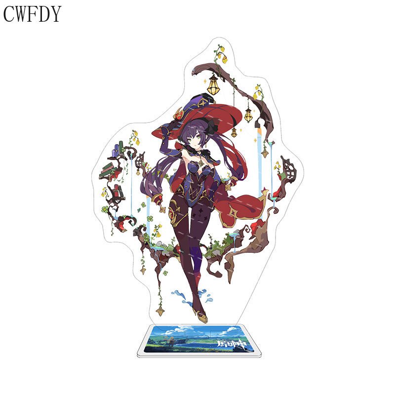 Mô hình Standee Game Genshin Impact Arcylic Stand Figure Hutao Ganyu Raiden Shogun Venti Ayato Kokomi Xiao Cosplay