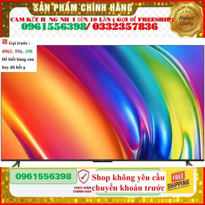 [NeW] Google Tivi TCL 65P745 4K 65 Inch