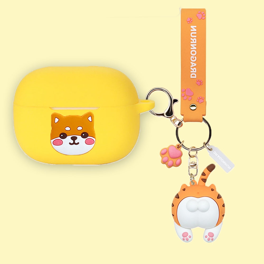 Hoạt Hình Ốp Điện Thoại silicone Hình Mèo / Chó / Bơ Cho sony wf-1000xm5 / sony xm5