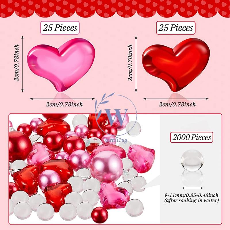 1 Bộ Bình Hoa Ngọc Trai Lấp Lánh Cho Bình Hoa Kẹo