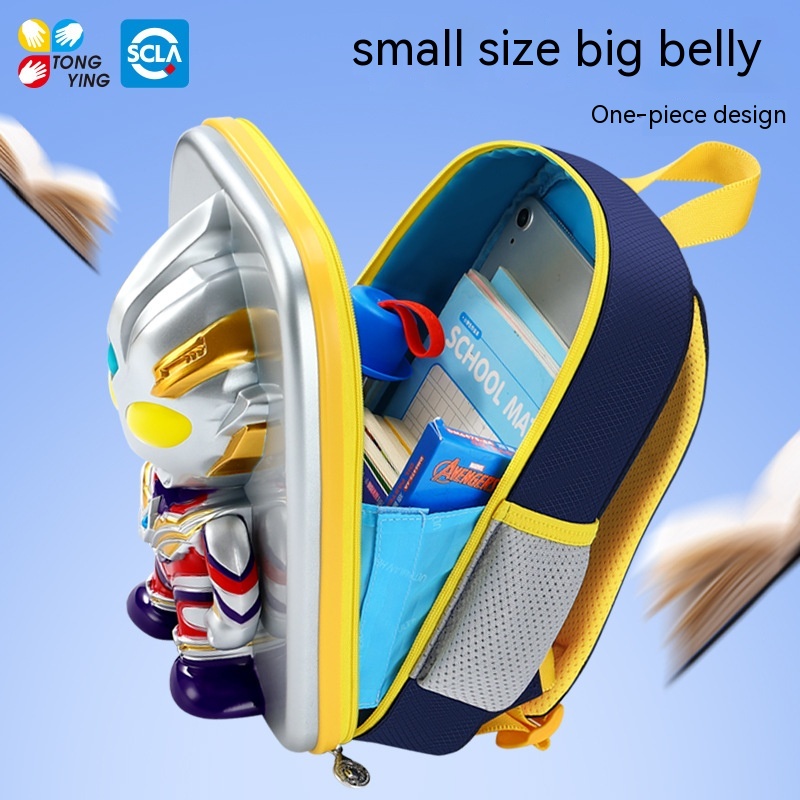 Balo Đi Học Mẫu Giáo Phong Cách ultraman Mới 2023 Cho Bé Trai 1-8 Tuổi
