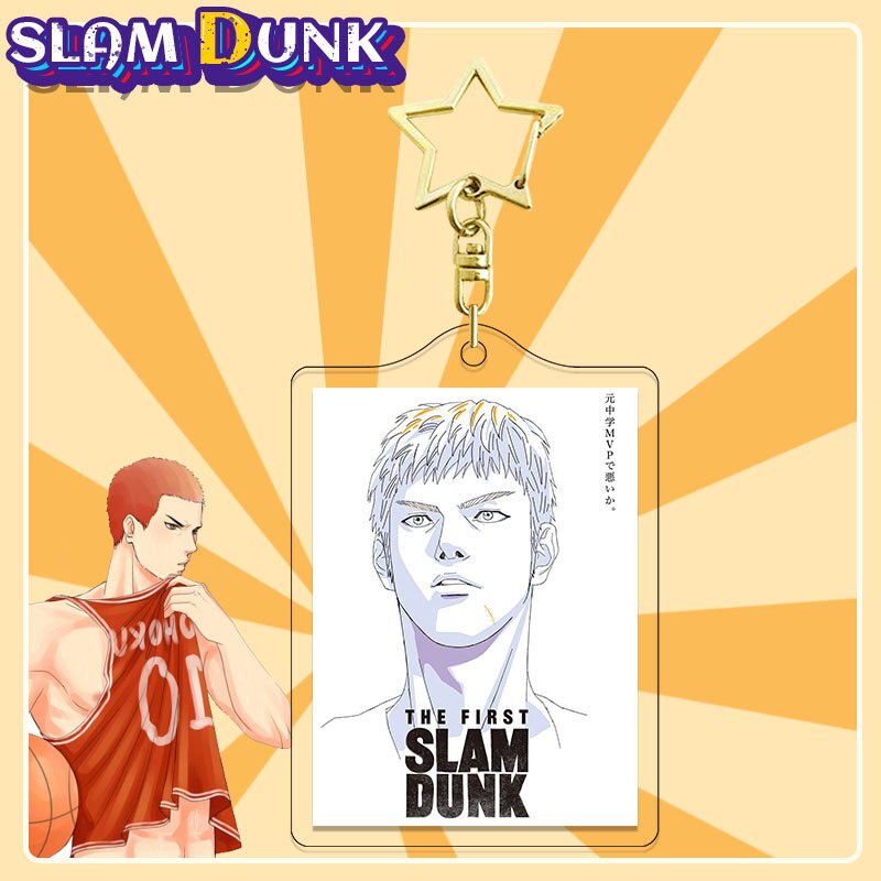 Móc khoá Anime SLAM DUNK Stars Buckle Acrylic Ryota Miyagi nhựa Acrylic hai mặt, in hình các nhân vật dễ thương