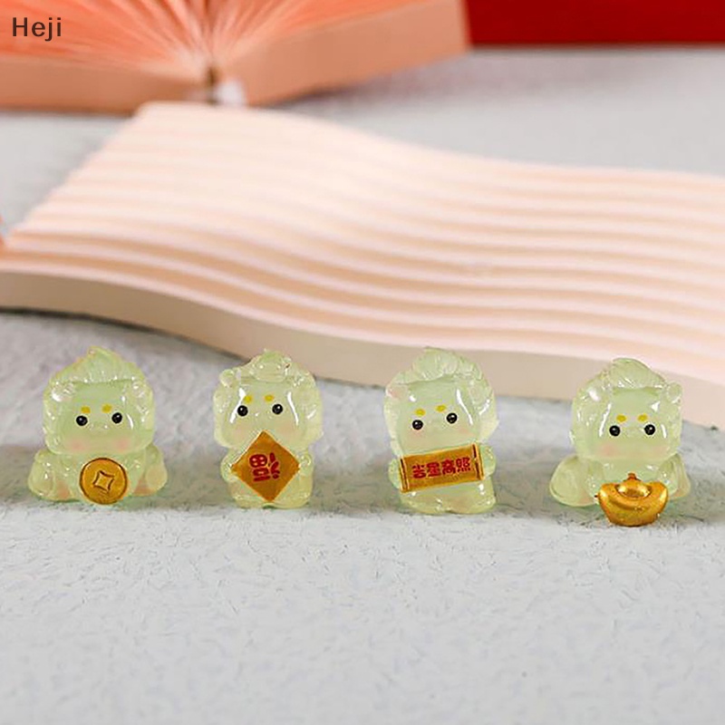 Dji Tượng Rồng Phản Quang mini Bằng Nhựa resin Trang Trí Tiểu Cảnh