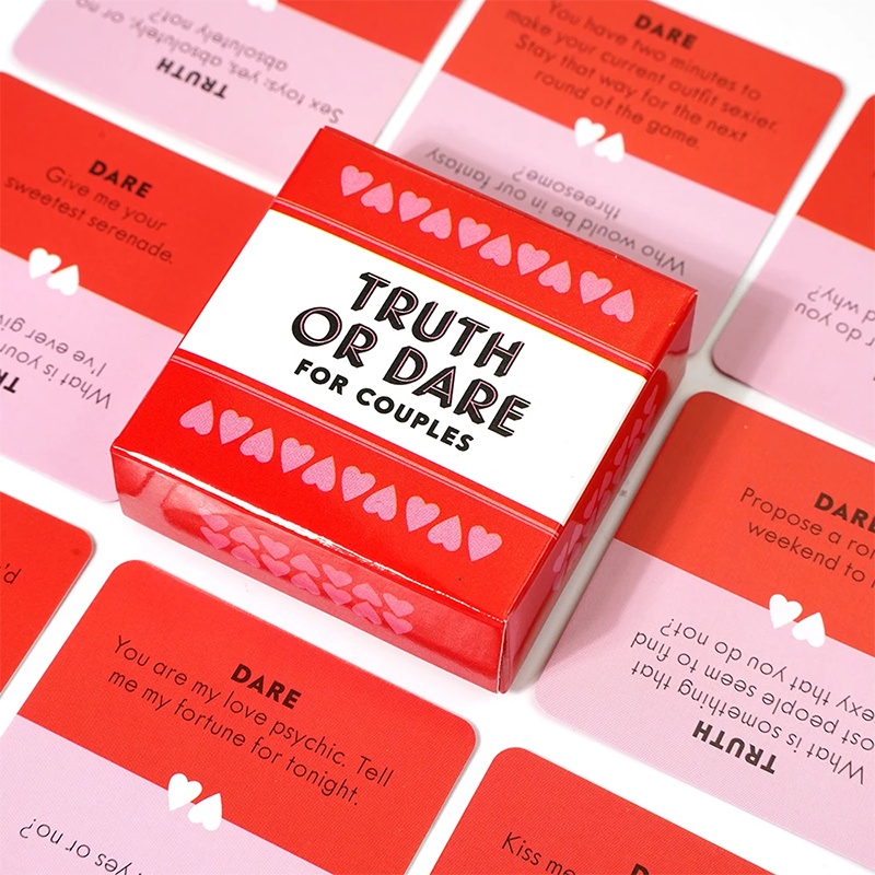 The Mini Size Truth Or Dare For Couples Drinking Cards English Charades Family Time Do You Remember Deck Games