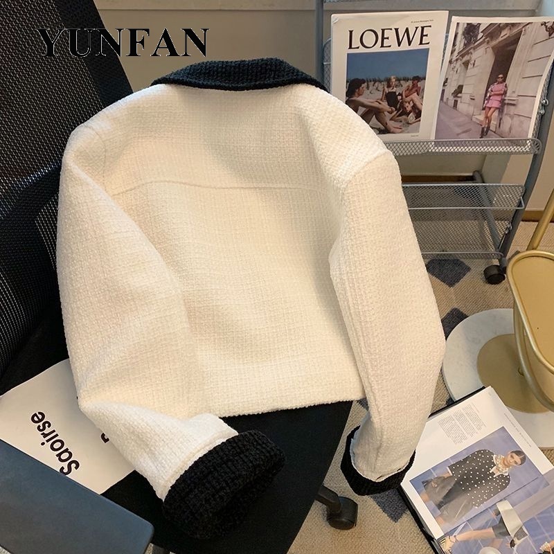 YUNFAN áo khoác dù áo khoác bomber chic trendy Chất lượng cao Phong cách WJK23B0KX7 48Z231129