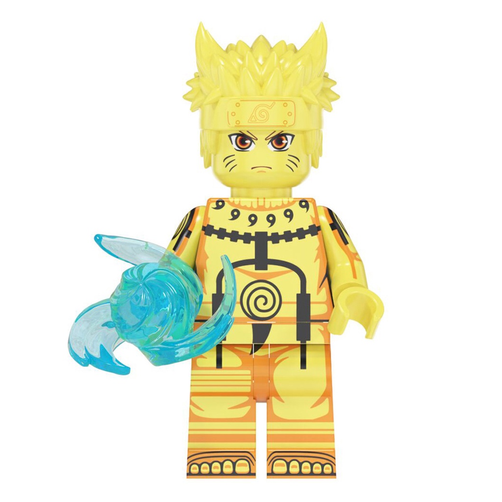 Naruto Bộ Đồ Chơi Lắp Ráp Mô Hình Nhân Vật Hoạt Hình Tái Sử Dụng Được