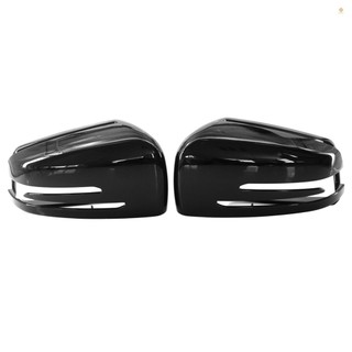 1 Cặp Gương Chiếu Hậu Màu Đen Thay Thế Cho benz e c-class w212 w204 w221 2009-2013