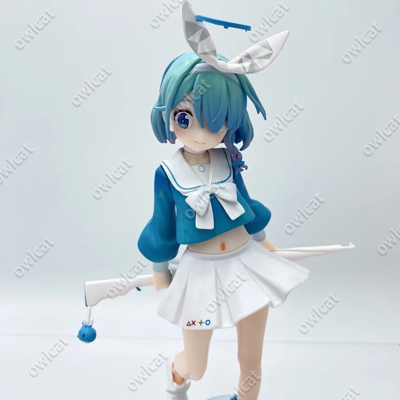 Mô Hình Nhân Vật Blue Archive Arona  22cm 1/7 AI Guide Sensei's Assistant Natural Lovely TRD Bunny Bowknot A.R.O.N.A PVC Figure Blue Packed in Box Model