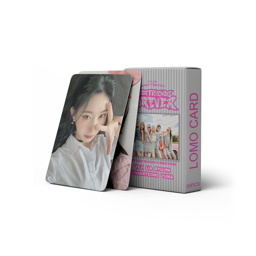 Hộp 55 Tấm Ảnh lomo card itzy 2024