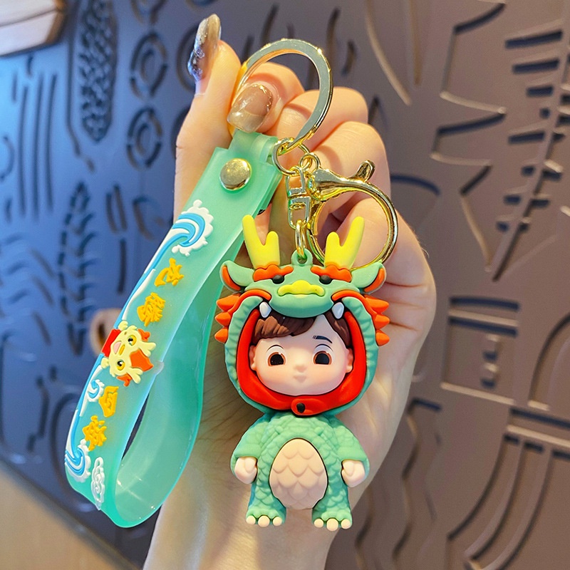 Hoạt Hình Móc Khóa Hình Rồng Con Xinh Xắn