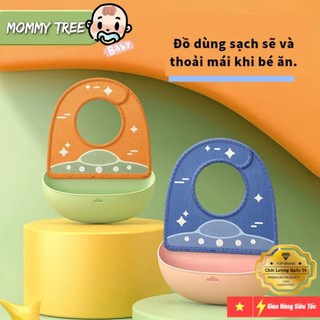 Yếm ăn dặm cho bé chống thấm，yếm cho bé sơ sinh，khăn yếm cho bé，yếm em bé，yếm silicone cho bé ăn dặm，yếm tam giác cho bé，yếm trẻ em，yếm ăn dặm Yếm Ăn Thiết Kế Xinh Xắn Cao Cấp Dành Cho Bé