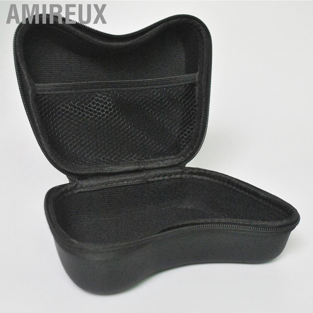 Amireux Gamepad Carrying Case PU Leather Shockproof Scratch Resistant Portable Storage Pouch Bag for Switch Pro