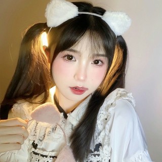 Bờm tóc tai mèo vải lông cài tóc cute, bờm tóc tai mèo Cosplay xinh xắn cho nữ -SU888