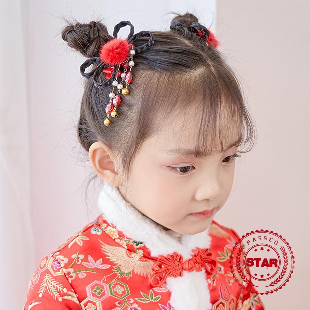 Kẹp Tóc Hình Nơ Đính Ngọc Trai Dễ Thương Cho Bé b9j2