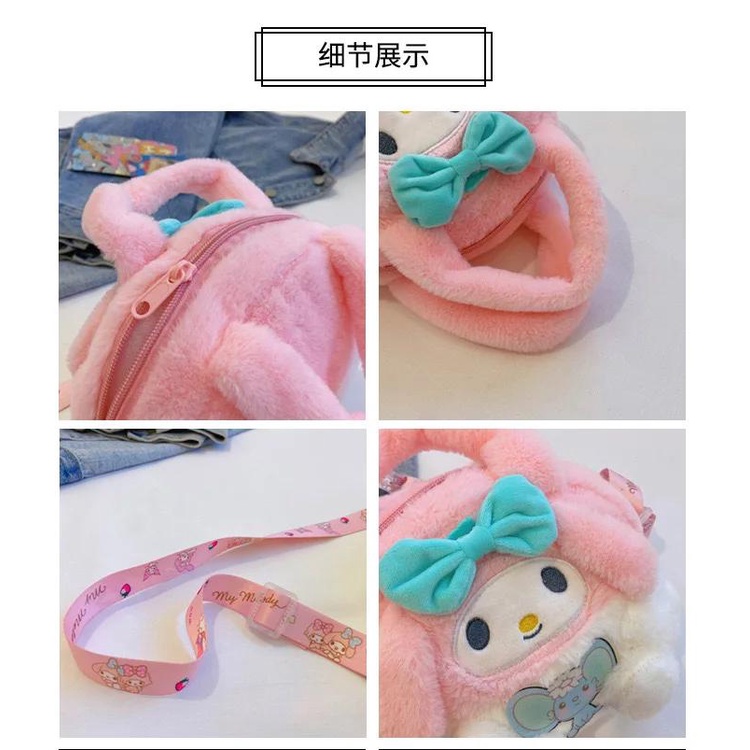 Sanrio Túi Đeo Chéo Hình hello kitty Xinh Xắn