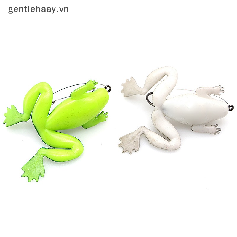 Mồi Câu Cá Giả Hình Ếch Bằng Cao Su Mềm Siêu Bền 4.5g / 6cm vn