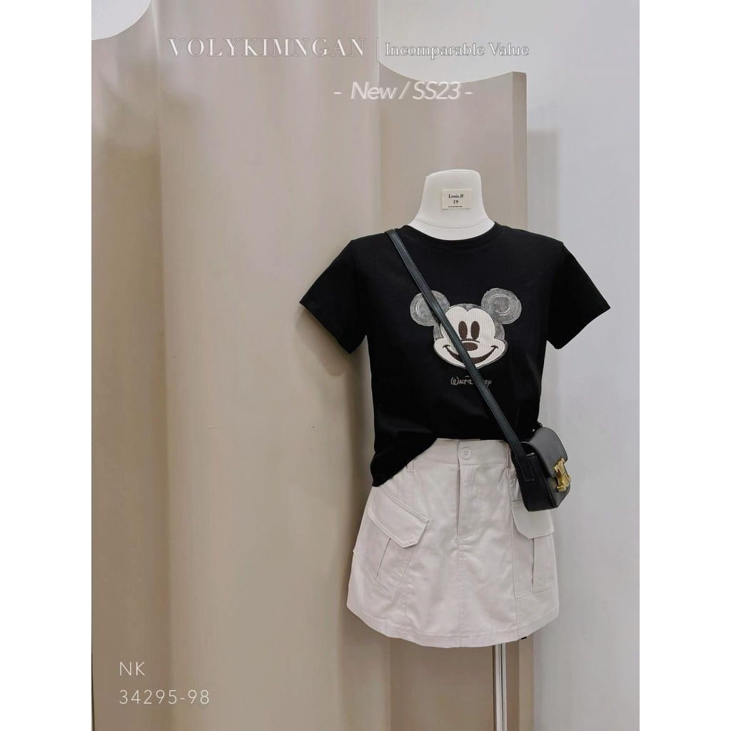 Áo ba.sic đầu mic.key louis.h