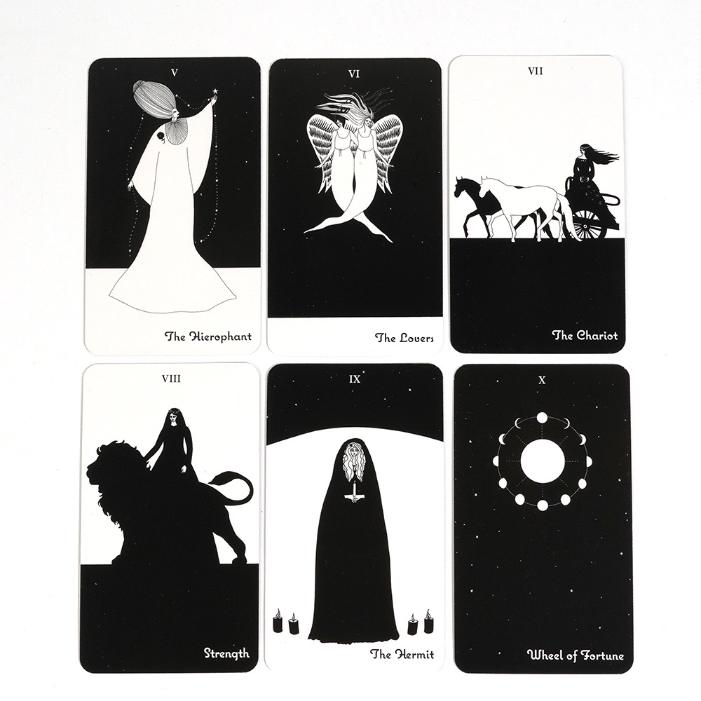 Bộ Bài tarot Màu Đen Chất Lượng Cao
