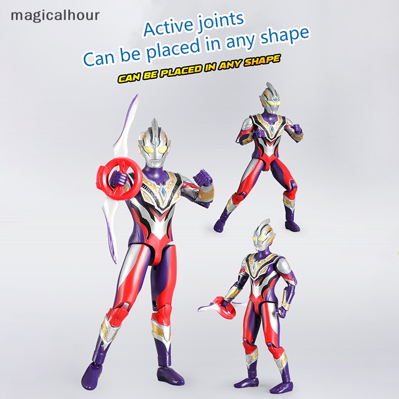 Magicalhour ^ ^ Đồ trang trí Đồ Chơi Nhân Vật Ba Anh Hùng Trong Phim ultraman shf Hợp Thời Trang tiga Real Ligao g heisei Sưu Tầm