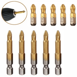 Bộ 5 đầu tua vít lục giác 1 / 4 "ph2 bits