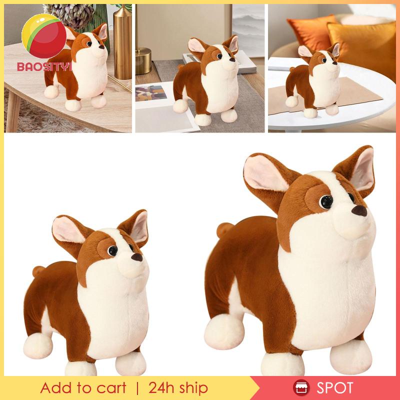 Corgi Thú Nhồi Bông Hình Cún corgi Dễ Thương Dành Cho Bé