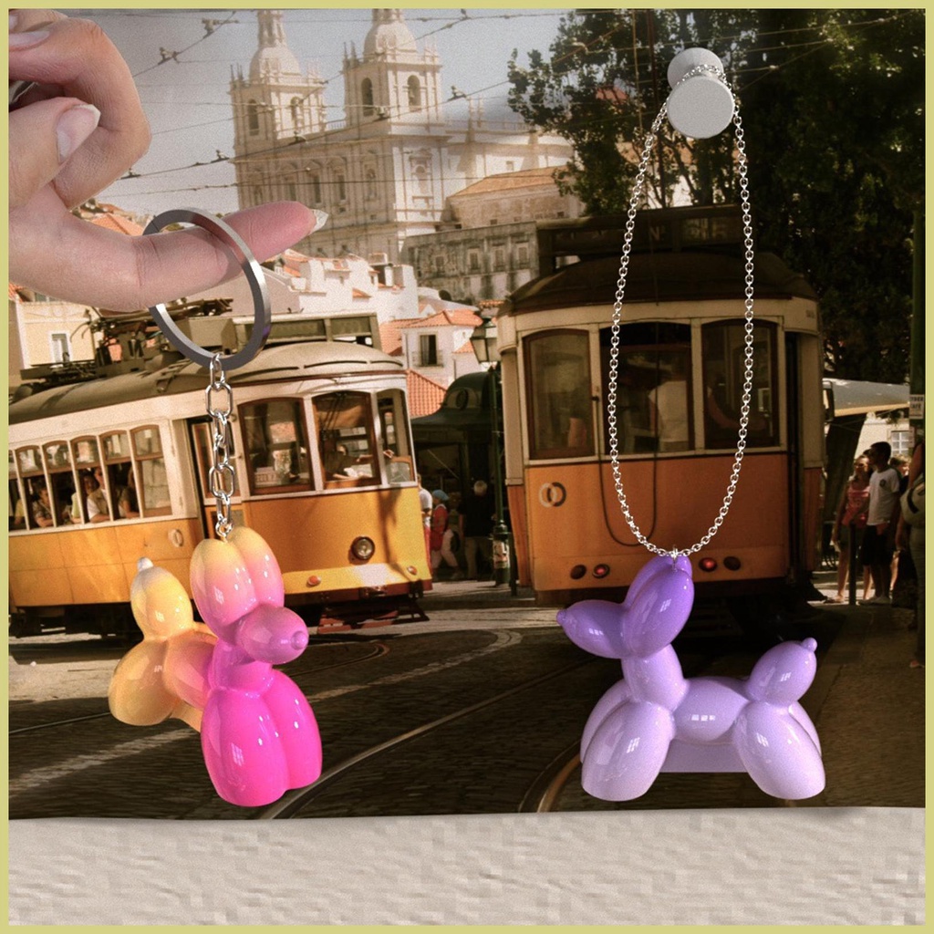 Khuôn silicone Làm Nến Thủ Công Hình Chú Chó Và Bong Bóng 3d