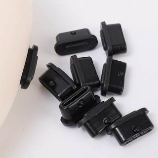 1 / 10 Nút Bịt Cổng Sạc Type C Màu Đen Chống Bụi