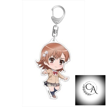 Móc khóa Toaru Majutsu no Index III Acrylic Mikoto Misaka Index Touma Kamijo Phụ kiện trang trí túi 