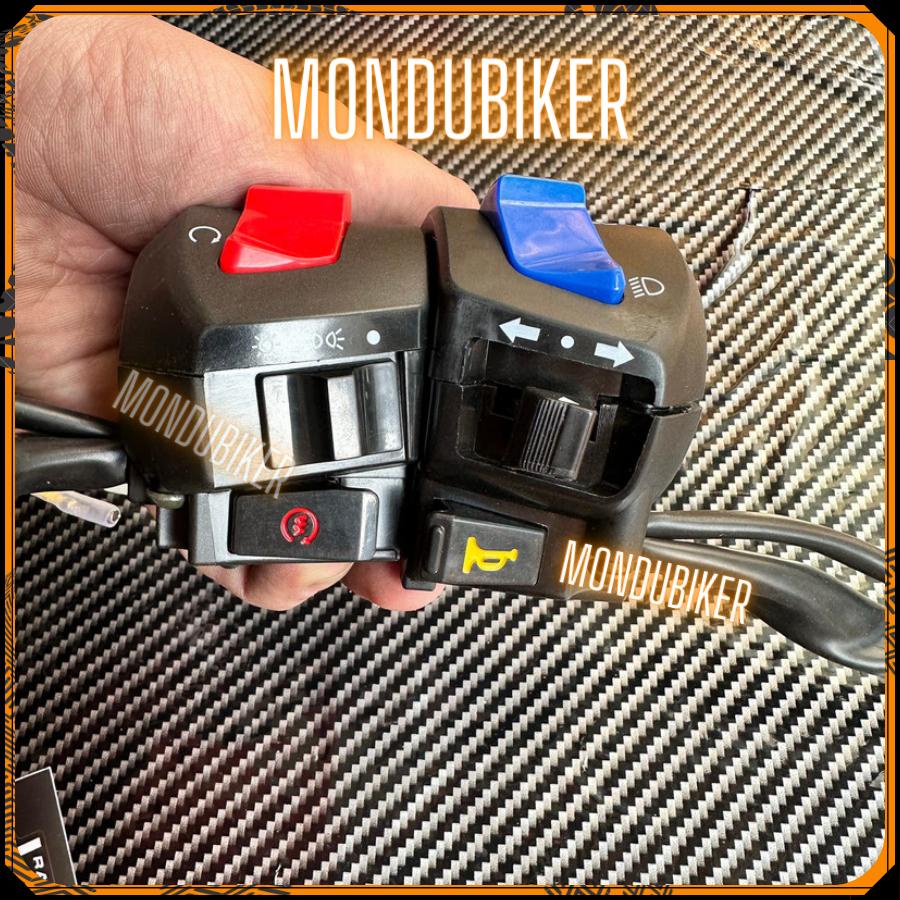  Cùm công tắc FZ V2 Cùm công tắc fz v1 PRO HAZA gắn ghi đông xe máy xe điện với kiểu dáng hiện đại tích hợp nhiều chức 