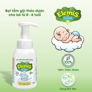  Bọt tắm gội thảo dược cho trẻ từ sơ sinh Elemis Bubble 250ml 