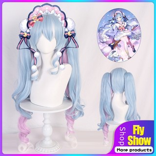 Bộ Tóc Giả Hóa Trang Nhân Vật Miku 90cm 2024