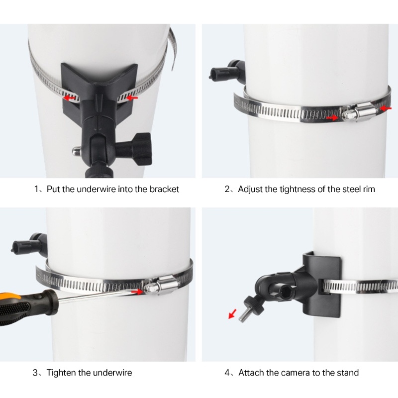 Camera quan sát giám sát WU Cực 360 độ Giá đỡ vòng tròn