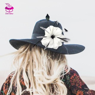 Fascininator Tóc Trâm Cài Tóc Lông Vũ Thanh Lịch Cho Tiệc Trà Kẹp Tóc