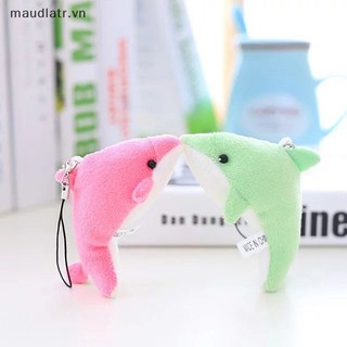 Móc khóa hình cá heo nhồi bông đáng yêu