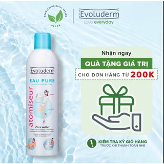 Xịt khoáng Evoluderm Atomiseur Eau Pure 400ml