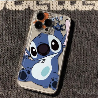 Ốp Điện Thoại Mềm Trong Suốt Hình Stitch Cho Iphone 15 14 12 1311 12 11promax / xsmax / xs / xrins 065U