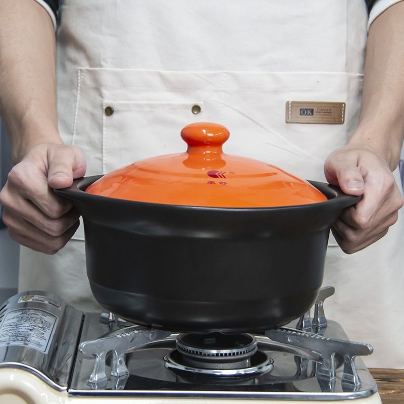 Ceramic casserole open flame high temperature resistant gas stove electric ceramic stove large capac