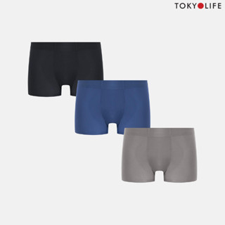 COMBO 3 Quần lót nam TOKYOLIFE Boxer Modal không đường may co giãn mềm mịn mặc êm thoáng khí cả ngày dài 40003760