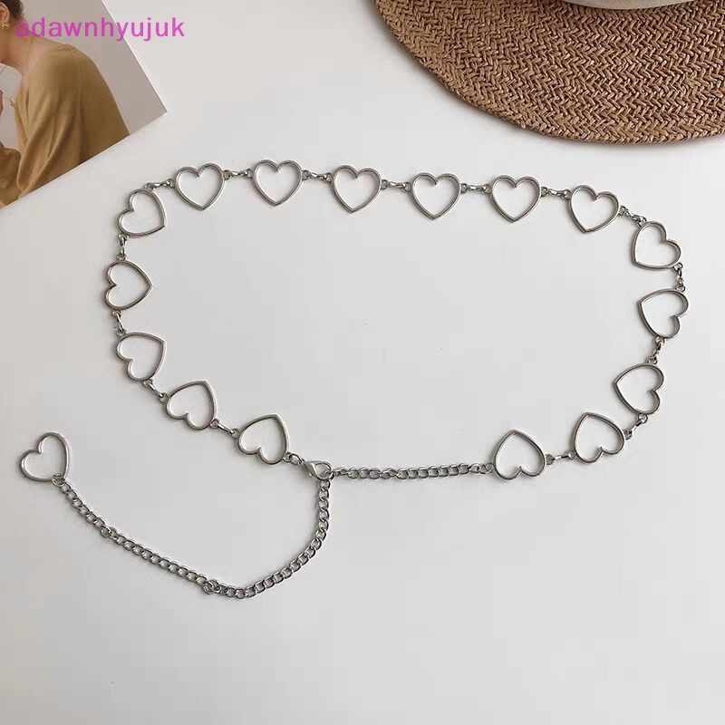 Thắt Lưng Dây Xích 100cm Hình Trái Tim Rỗng Phong Cách hip hop Cổ Điển Thời Trang Cho Nữ vn