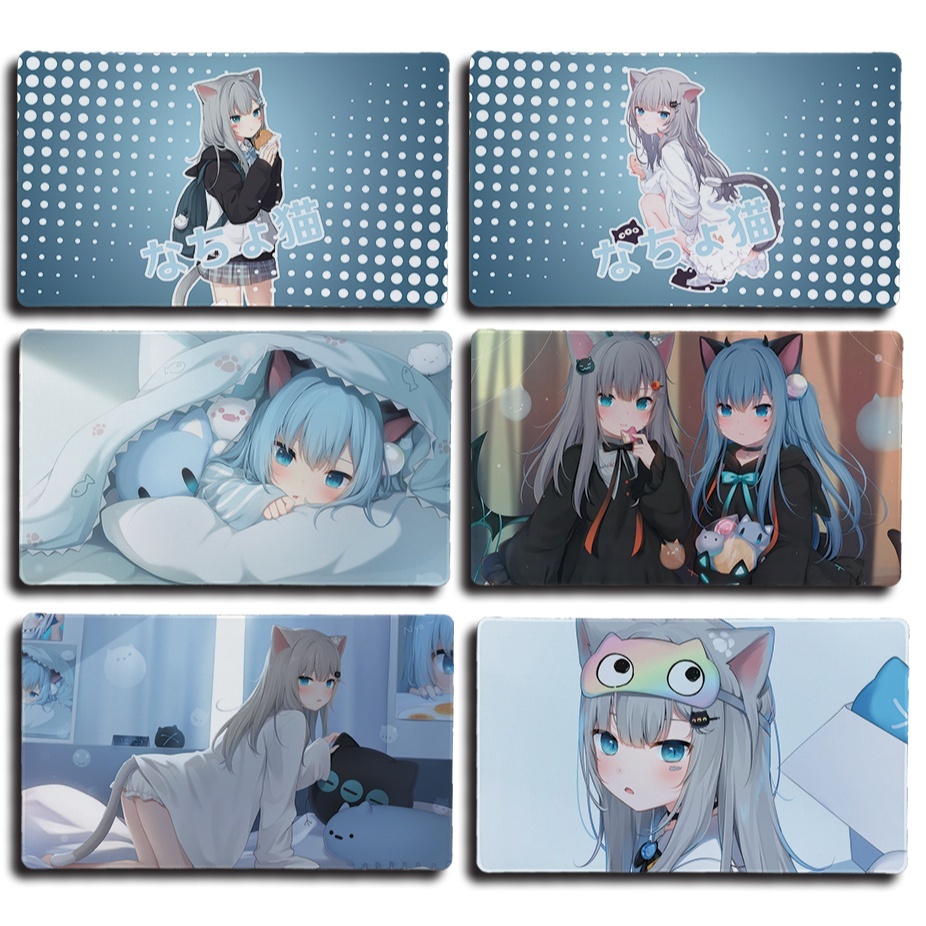 Tấm Lót Chuột In Hình Nhân Vật anime tcg nachoneko playmat