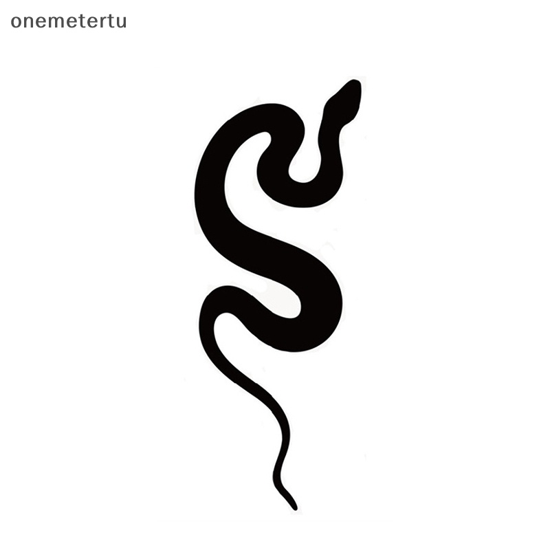 Onemetertu Hình Xăm Dán Tạm Thời Hình Rắn Đen Chống Thấm Nước Cho Nam Và Nữ