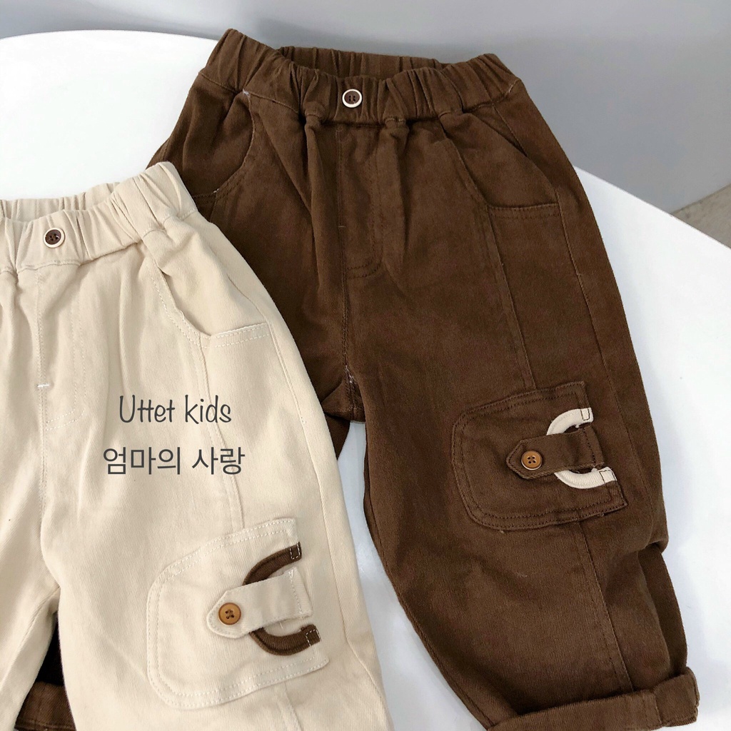 QUẦN KAKI PHONG CÁCH HÀN QUỐC DÀNH CHO BÉ GÁI VÀ BÉ TRAI  6332