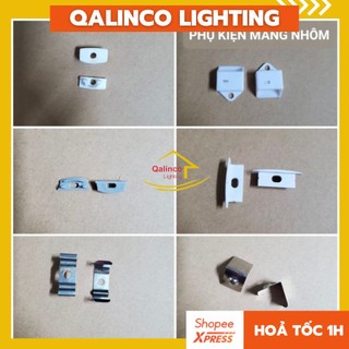 Phụ kiện nút bịt đầu máng, bát máng của máng nhôm định hình led