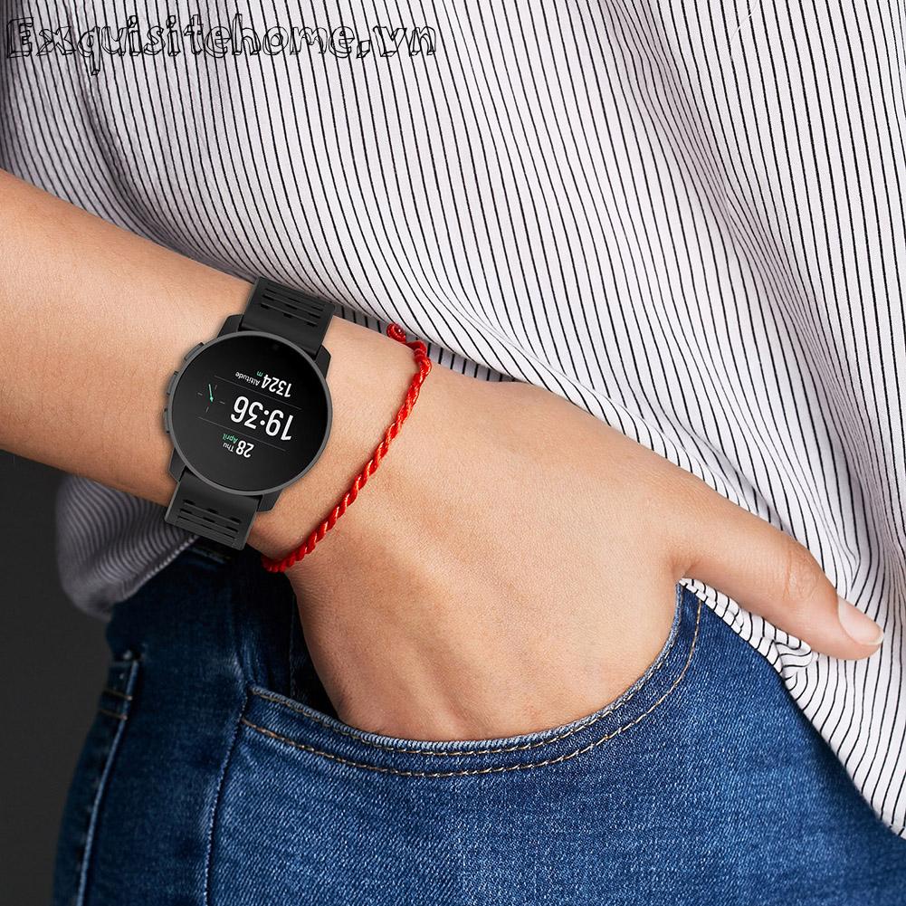 Thông Minh Dây Đeo Thay Thế Chất Liệu Silicon Màu Trơn Cho suunto Dọc / suunto9 peak pro