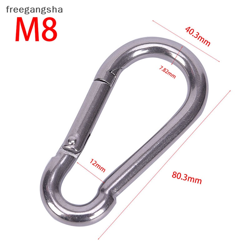 Móc Chìa Khóa Bằng Thép Không Gỉ 304 Cao Cấp fdh