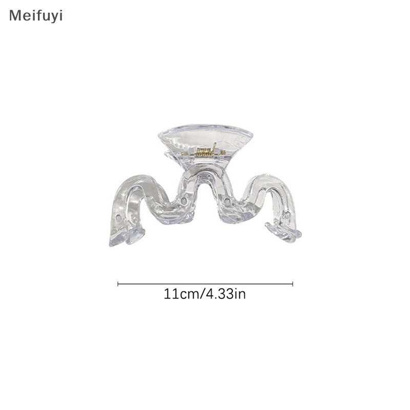 Kẹp Tóc Móng Vuốt Hình Học Màu gradient meifuyi