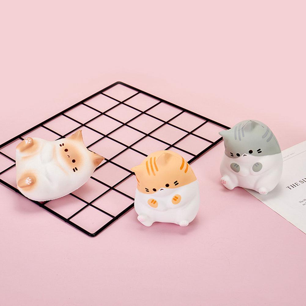 Dễ Thương Đồ Chơi Xốp Squishy Giảm Stress Hình Mèo Con Xinh Xắn Cho Bé x0p7