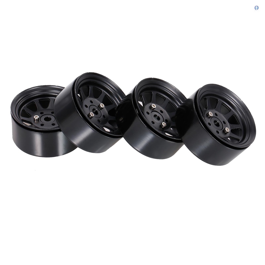 TRAXXAS Set 4 BáNh Xe Kim LoạI 1.9 Inch VớI axial scx10 axi03007 90046 Traxas trx4 redcat gen8 rc