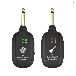 Bộ Thiết Bị Truyền Nhận Tín Hiệu Không Dây a8 uhf Phạm Vi 730mhz 50m Cho Đàn guitar Điện / bass / violin